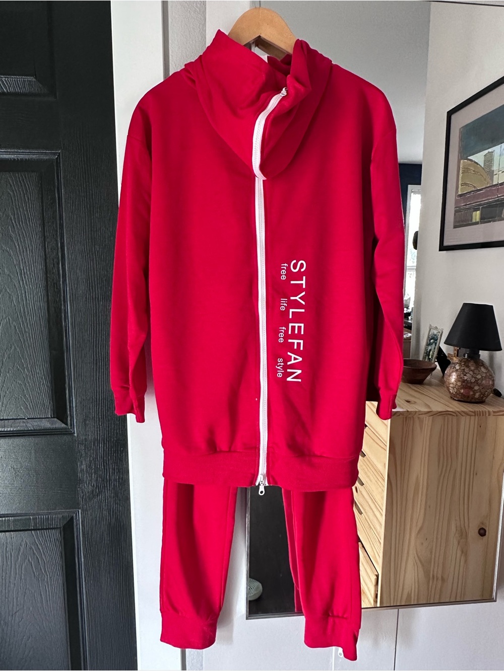 Women’s Red Lounging Set